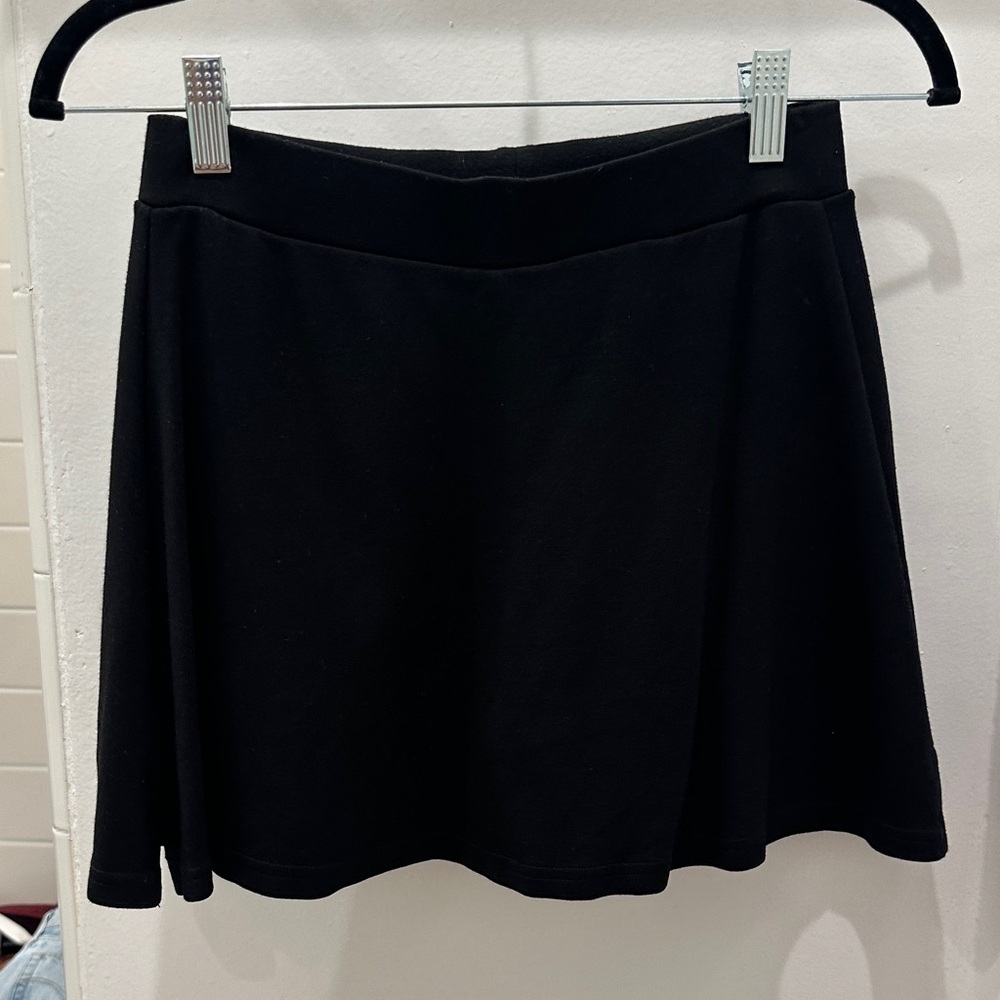 Los Angeles Apparel Black Skater Skirt